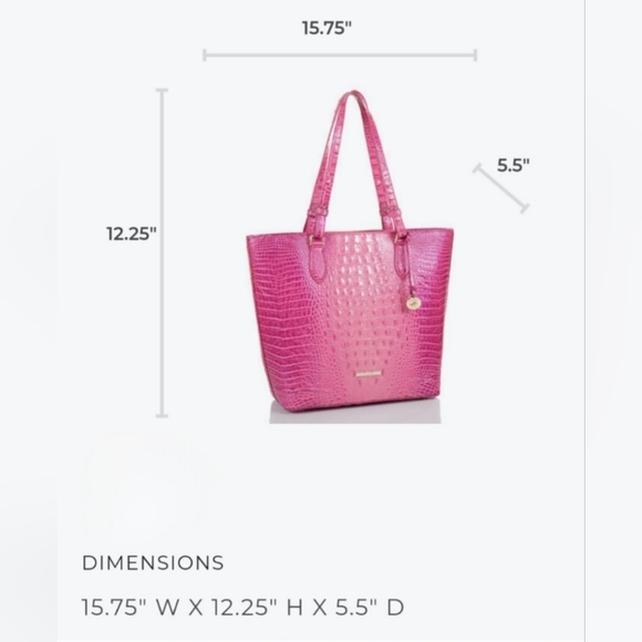 Brahmin Ellen Hibiscus Solid Melbourne - Picture 2 of 15